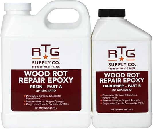 RTG Supply Co - Wood Rot Repair Epoxy (Quart)